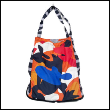 eco bag 「camouflage＆border」