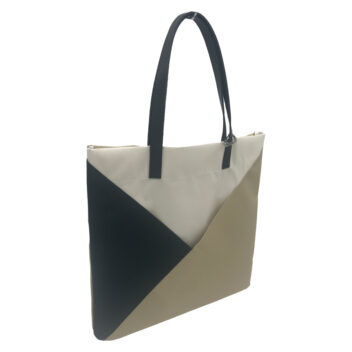 lilmostトートバッグ　ベージュ＆ブラック