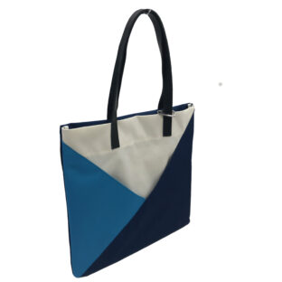 lilmostトートバッグ ネービー&サックス