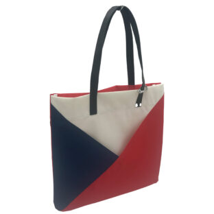 lilmostトートバッグ レッド&ネイビー